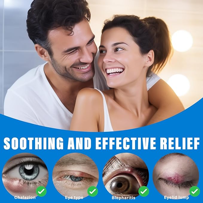 Stye Eye Treatment, Natural Stye Eye Relief Serum, for Styes Chalazion and Blepharitis Treatment, Restored Healthier Eye Skin, Blue