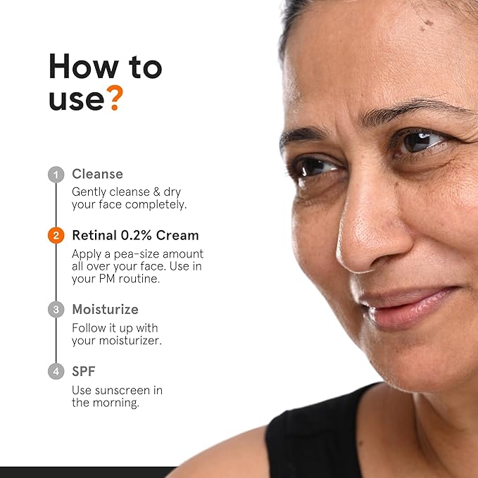 Minimalist 0.2% Retinal Liposomal Cream for Visibly Reducing Wrinkles & Fine Lines | For All Skin Types | For Women & Men | 0.7 Oz / 20 gm