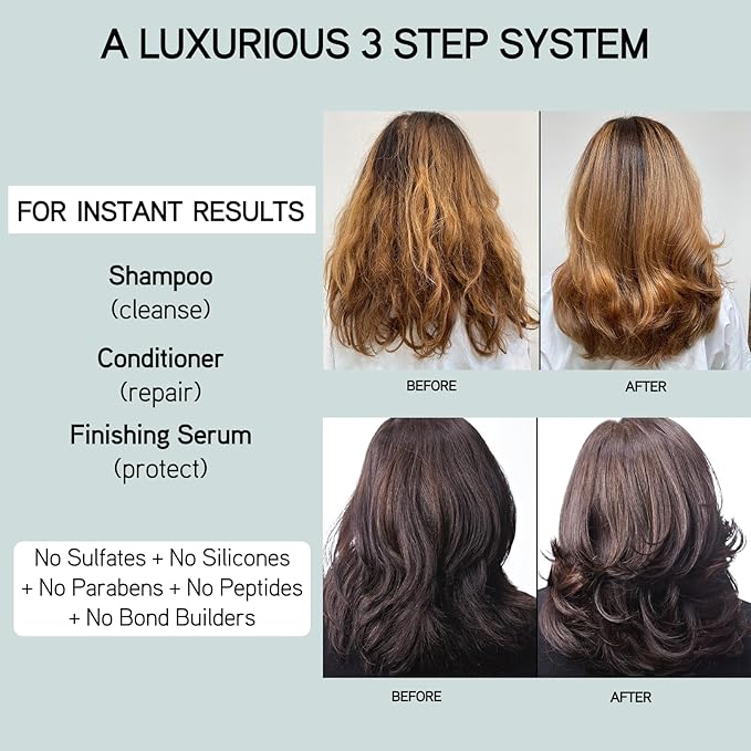 ILES FORMULA Haute Performance Finishing Serum – Style & Smooth Without Weighting Hair Down, Protects Hair from Heat, Humidity, UV Rays + Color Fade - 6.8 Fl Oz (200 ML)