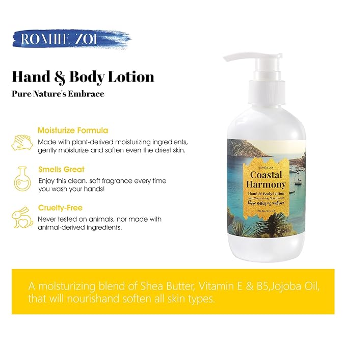 Ibiza Coastal Harmony Hand & Body Lotion - Island Breeze Scent, 236ml (8 fl oz)