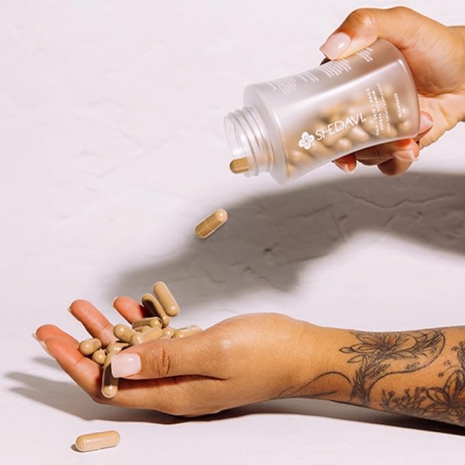 Iconic Natural Hair Vitamins for Fast Hair Growth - Pure Hair Supplements Formulated with Vitamins to Promote Thicker, Stronger Hair - Vegan Hair Care for Hair Loss - Non-GMO (60 Capsules)