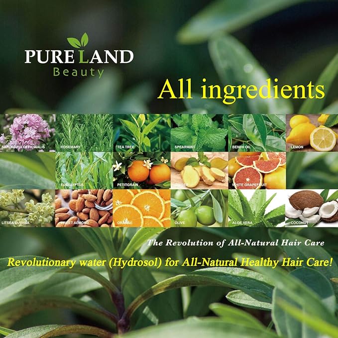 Pureland Beauty Therapy Blow Cream - Leave-In Hair Repair Treatment - Hydrating Hair Mask for Sensitive Scalp and Dry Hair - Natural Hair Care - Chemical-Free and Plant-Based