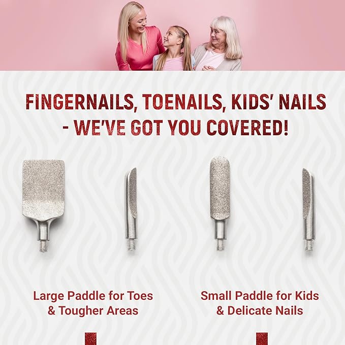 Nail Care Tool, Cuticle Remover Tool with Interchangeable Attachments & Cuticle Oil for Nails, Hydrating Cuticle Oil, Softens Dry Cuticles, Mandarine, 0.27 Fl Oz