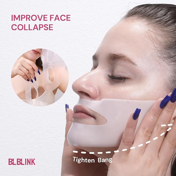 4 Pack Moisturizing Collagen Firming Hydrogel Mask 34gx20ea, Overnight Repair for Dry Skin, Collagen Face Masks, Firming & Anti-Aging, Hydrating Face Masks，Skincare