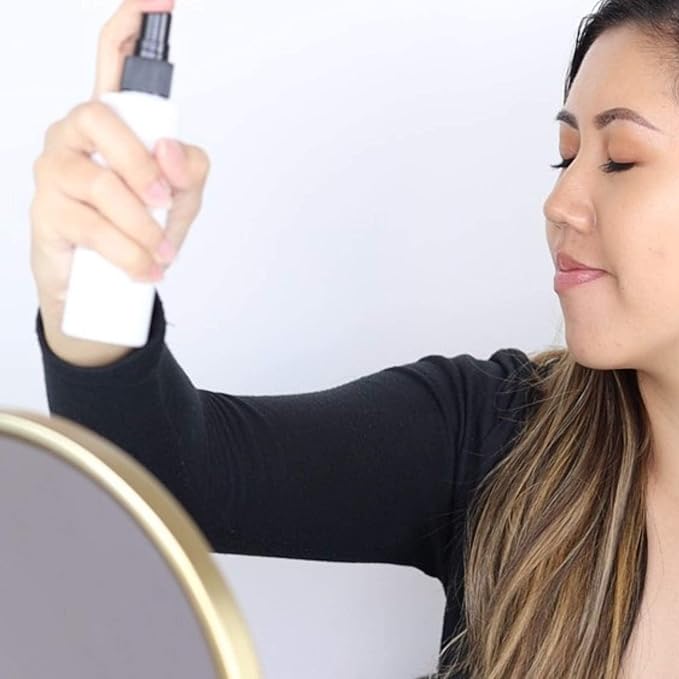 Elizabeth Mott Thank Me Later 3-in-1 Dewy Setting Spray – Dermatologist & Allergy Tested – Hydrating, Fine Mist with Niacinamide for Radiant Skin – Lightweight, Oil-Free, Cruelty-Free, 95mL