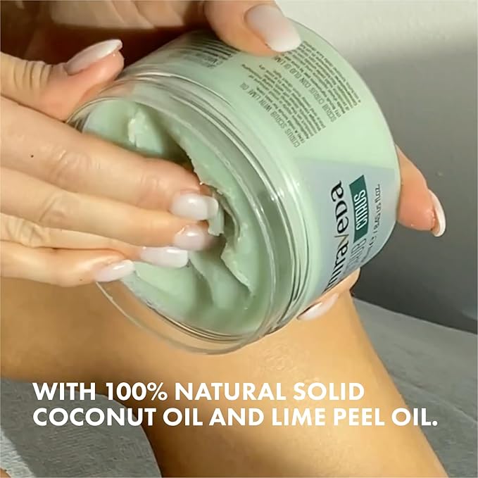 Miraveda by Italwax Citrus Scrub - 500ml / 16.9fl.oz – With coconut oil and lime for a delicate citrus note – Ideal for hand care