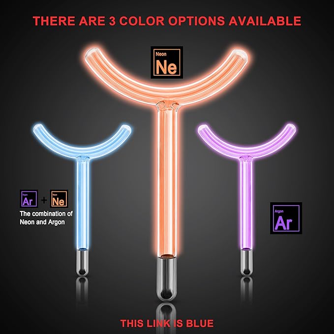 Electrode Wand Glass Tube Handheld Spare Parts Elitzia ETHB01 (Orange Y Shape)