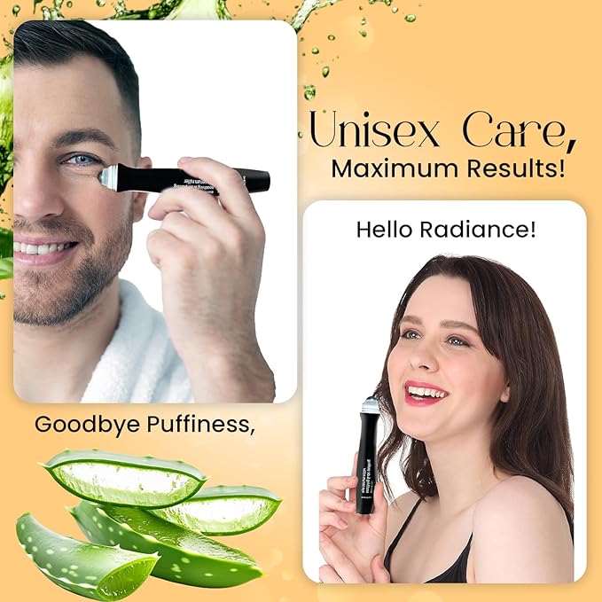 Dermisyou Under Eye Serum Roller Reduce Wrinkle & Fine Lines & Puffiness For Dark Circles Undereye Bags Women & Men