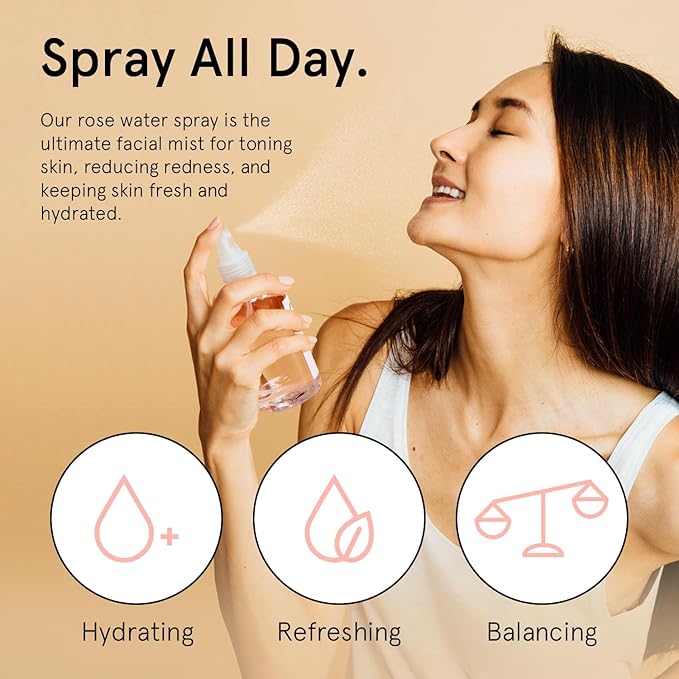 grace & stella Award-Winning Mothers Day Gifts for Mom, Birthday Gifts for Women - Travel Essentials with Gold Eye Masks, Hyaluronic Acid Serum & Rose Spray - Vegan Skin Care Set - Bachelorette Party