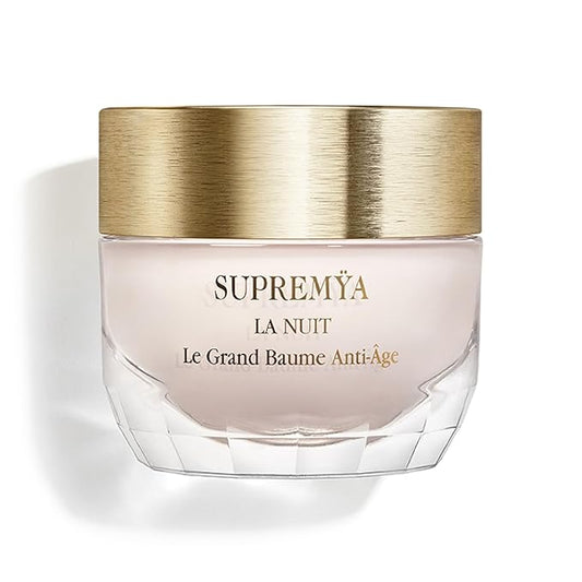 Sisley Paris Supremya at Night The Supreme Anti-Aging Cream - 50 mL - Lightweight, Rich Face Cream - Helps Reduce Look of Wrinkles - For Dry Skin Types - Non-Comedogenic