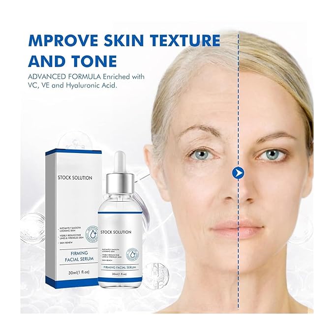 Firming Facial Serum Skincare Stock Solution Instantly Smooths The Skin Reduces Wrinkles(2PCS)