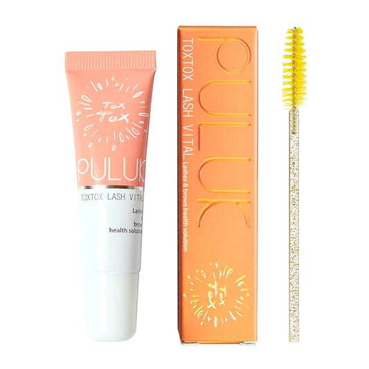 TOXTOX LASH VITAL 10ml (0.34 fl. oz) Lashes & brows care solution, Advanced Eyelash Serum for Thicker, Longer Eyelashes and Eyebrows, Lash Enhancing Serum