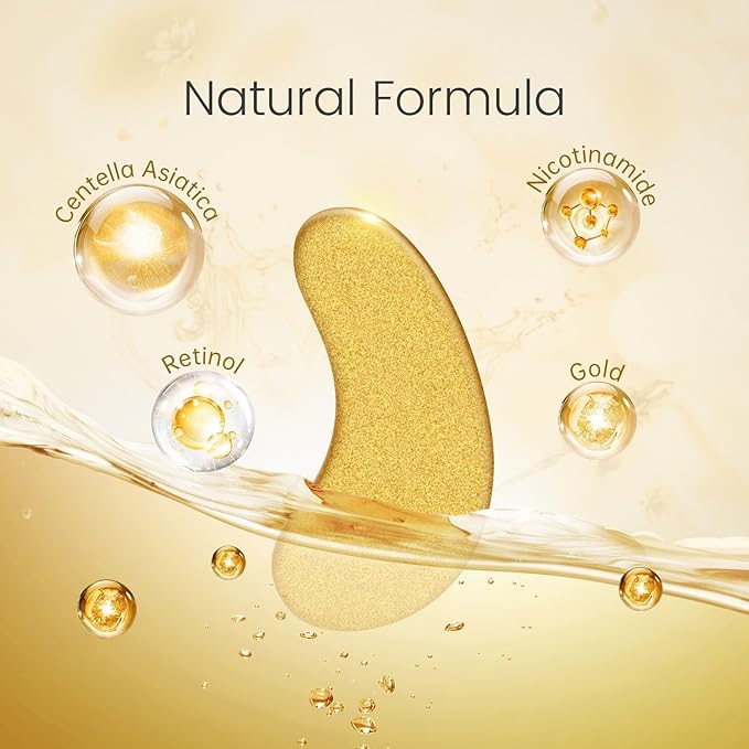 15 Pairs 24K Gold Under Eye Patches Face Masks Dark Circles Puffy Eye Bags Collagen Skincare Spa Trip Gift Eye Mask