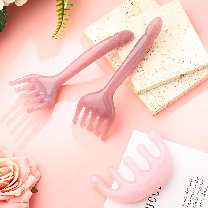 3 Pack Head Massager Scalp Comb Resin Scalp Stress Relax Tool for Birthday, Mother's Day, Father's Day