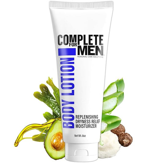 Body Lotion for Men, for Dry Skin: Non-Greasy Hand & Body Moisturizer with Shea Butter, Aloe Vera, 24 Hour Hydration, Mens Lotion for Dry Skin