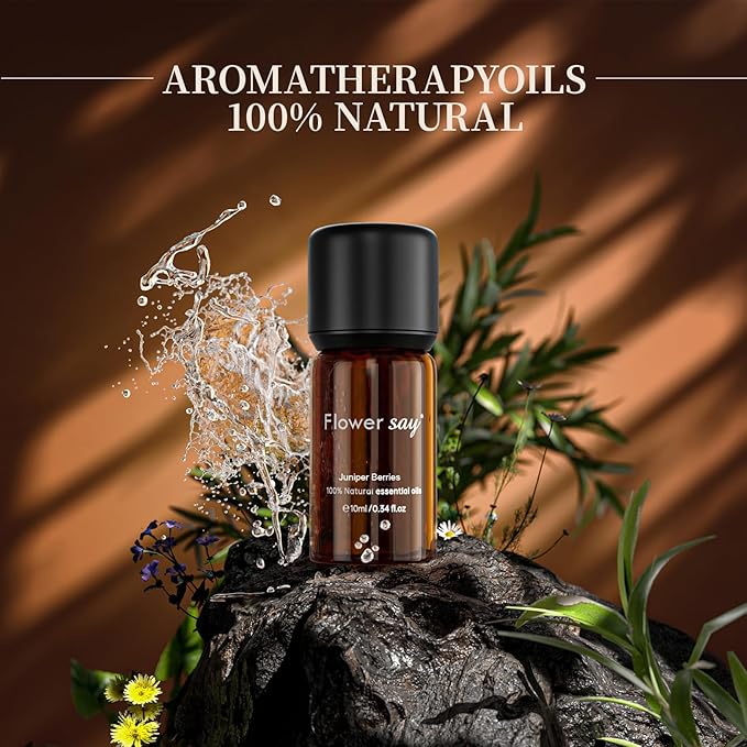 Juniper Berries Essential Oil 0.34Oz - 100% Pure Natural MAX Undiluted Premium Therapeutic Grade Essential Oils for Diffuser/Skin Care/Massage/Hair/Toenails