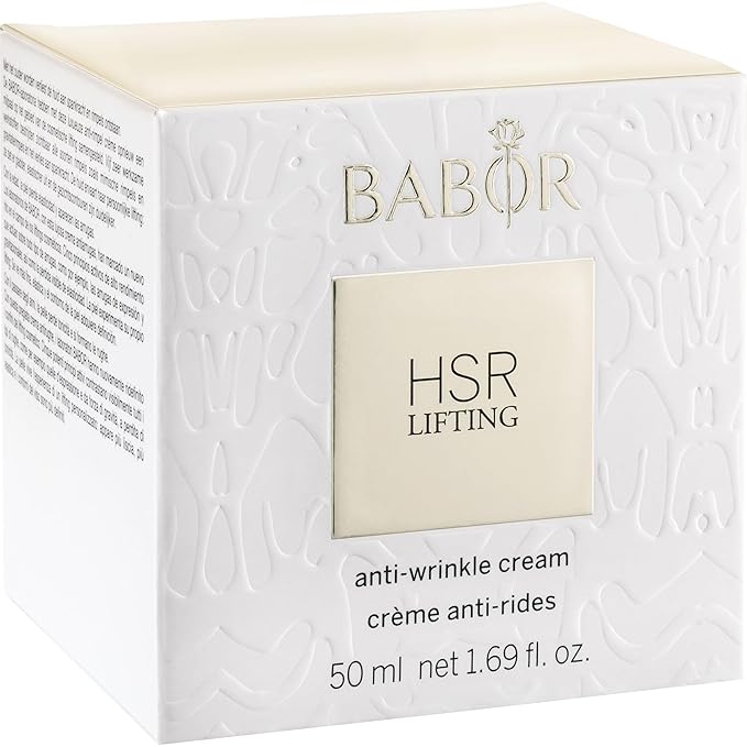 BABOR HSR Lifting Anti Wrinkle Cream, Anti Aging Night Cream, Target Fine Lines & Wrinkles, Vitamin E Strengthens Increasing Moisture & Improving Radiance, 1.7 oz