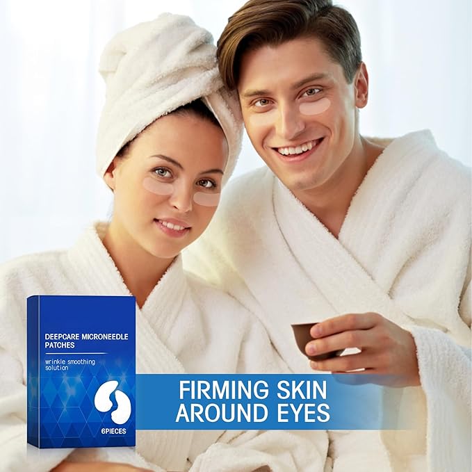 Malora Microglow Eye Patches, Malora Eye Patch, Microglow Patches, Everver Glowup Deep Care Microglow Patches, Women Face Wrinkles Deep Care Microglows Mask Set for Hydration & Soothing(1 Box)