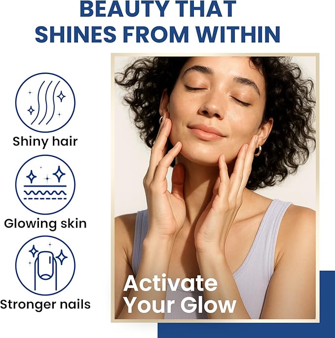 Venture Pal Biotin Gummies with Collagen & Keratin - Hair Growth Support Skin and Nail Strength Vitamins for Women & Men - Biotin 10000mcg | B-Complex | Saw Palmetto - Sugar Free, Non-GMO, 60ct