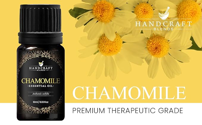 Handcraft Blends Chamomile Essential Oil - 0.33 Fl Oz - Pack of 2-100% Pure and Natural - Premium Grade Essential Oil for Diffuser and Aromatherapy