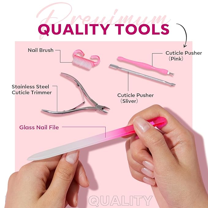 Modelones Cuticle Remover Kit - Cuticle Remover Cream & Cuticle Oil, Cuticle Care Kit w/Cuticle Trimmer Cuticle Pusher & Cuticle Nipper for DIY Nail Manicure, Removedor de Cuticula for Nail Care