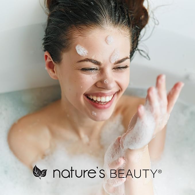 Nature's Beauty Unicorns & Rainbows, Pink Jasmine & Strawberry Scent Bath Bomb for Kids Multi-Pack - Natural, Non-Staining, Fun Bubbly Fizzy Spa Bomb, Made w/Coconut Oil + Witch Hazel, 5.5oz (4 Pack)