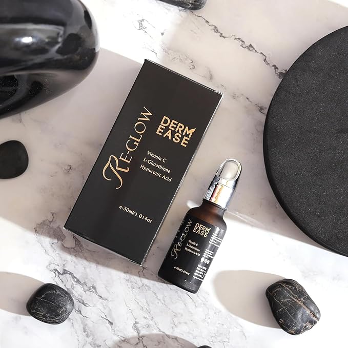 Re-Glow Face Serum for Wrinkles, Blemishes, Sunburn & Glowing Skin | Anti-Aging, Hydrating Formula | Skin Brightening & Repair Serum for All Skin Types (30ml)