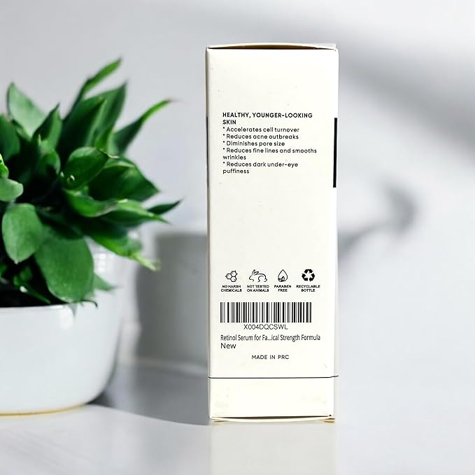 Retinol Serum for Face - 0.5% - Héron Retinol Face Serum (1 fl oz - 30 ml) – Anti-Aging, Dark Spot Remover, Pore Tightening, Wrinkle Reducing, Clinical Strength Formula