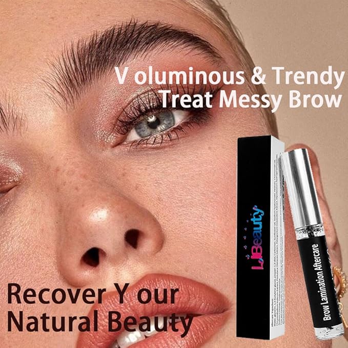 Brow Lamination Aftercare, Eyebrow and Eyelash Lift Conditioner, Lash Perm Nutrition, Keratin Filler Saves Burning Lashes & Brows, Fixing Gel for Lifting/Tint/Wax Treatment| 100-Day Supply