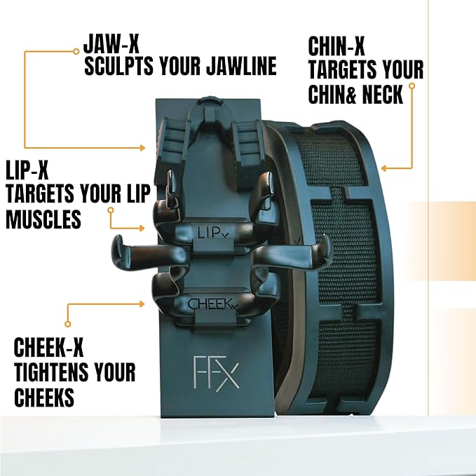 WORLDS FIRST FACE SCULPTING GYM -4 Tools Working Out Over 60 Face Muscles/Face Lift In a Box/Fully Sculpt Your Cheeks, Neck, Jowls, Jawline, lips, Chin & Neck. NEVER-SKIP-FACE-DAY