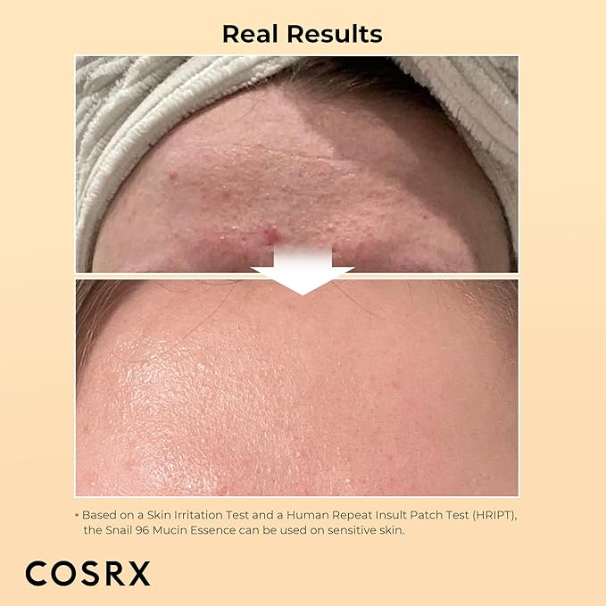 COSRX Peptide Collagen Hydrogel Eye Patch + Snail Mucin 96% Power Essence, Korean Skin Care