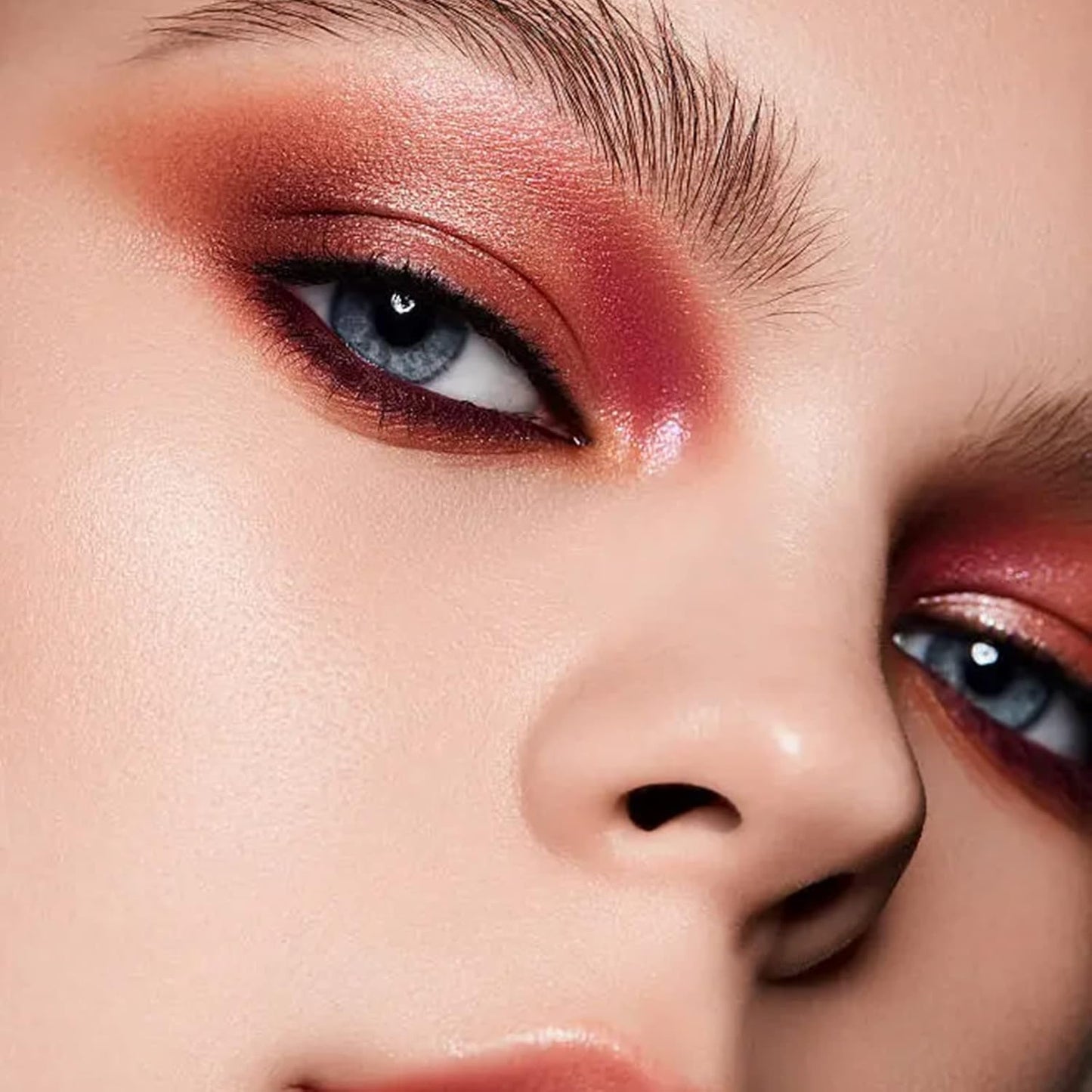 Boobeen Colorful Eyeshadow Palette Makeup-16 Colors, Matte and Glitter Eyeshadow, Bright Eyeshadow palettes, Blendable, Easy to Build Dramatic Glamour Looks (Peach)