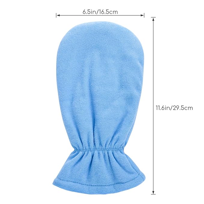 Segbeauty 4pcs Paraffin Wax Gloves, Thick Paraffin Heated Hand SPA Mittens, Gloves for Hot Wax Hand thera-py Bath Paraffin Thermal treat-ment SPA Wax Warmer Paraffin Wax Machine Blue