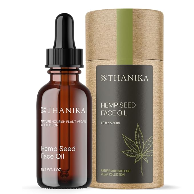 Hemp Seed Face Oil – Anti-Aging, Hydrating, Non-Greasy Skincare | 1 oz (30 ml)