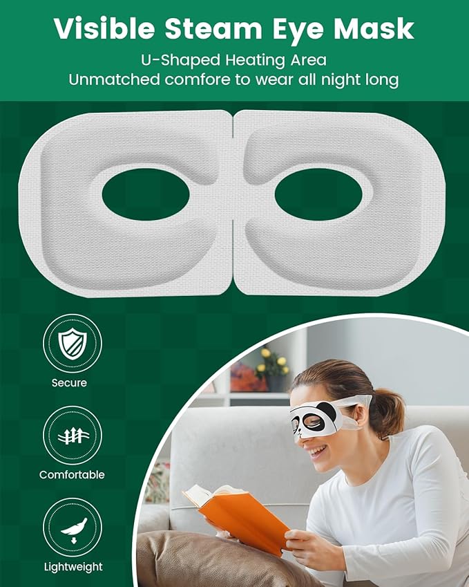 2024 New V-Shaped Lifting Chin & Neck Mask and Steam Eye Mask for Dry Eyes