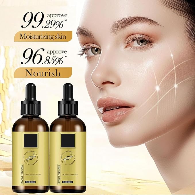 2Pcs Anti-wrinkle Firming Serum, Firm and Plump Face Serum, Anti-Aging Lifting Essence for All Skin Types, Hydrate & Moisturize, Reduce Fine Lines Firms Skin