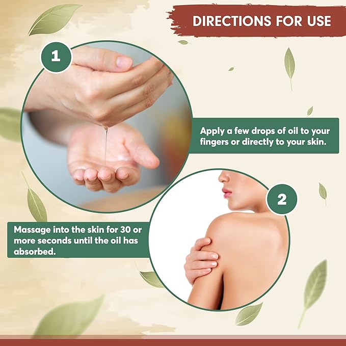 Ayurveda Body Oil With Oudh & Mogra, Organic Body Oil After Shower, Moisturizing & Hydrating Natural Body Oils For Women And Men, 3.38 Fl Oz