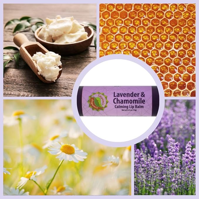 Intensive Hydration Lip Balm - All Natural Lip Balms & Moisturizers- Soothing Relief - Large Size - Cruelty-Free (Lavender)