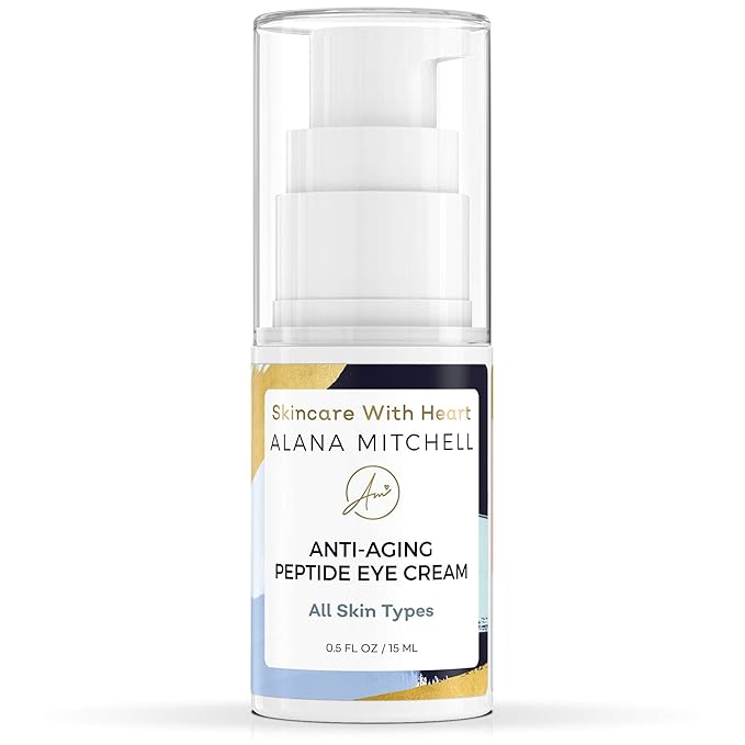 Alana Mitchell Anti-Aging Peptide Eye Cream Hyaluronic Moisture Boost Serum