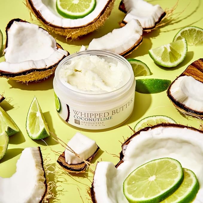 Coconut Lime Whipped Body Butter 5oz with Nourishing Shea Butter and Coconut Oil Paraben Free Vegan Made in USA…