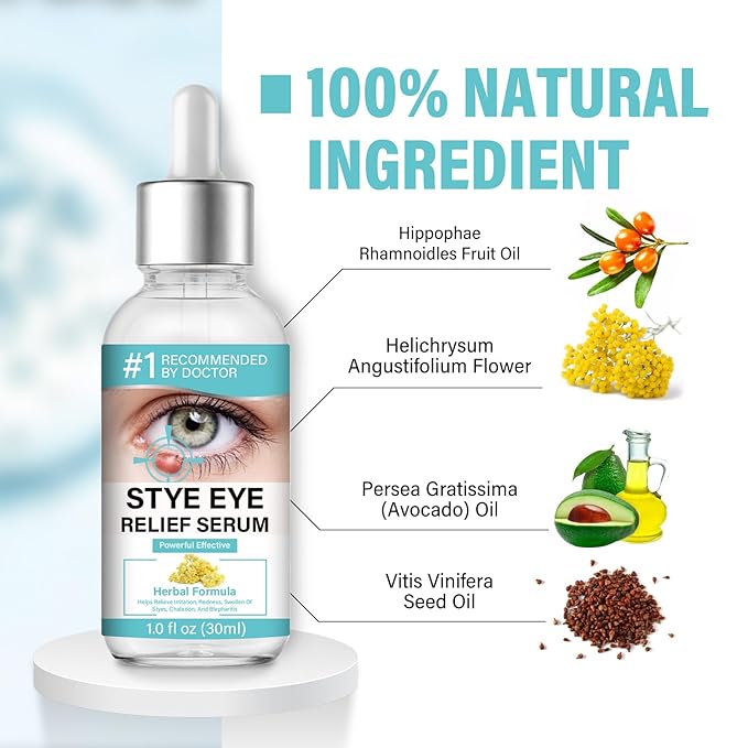 Stye Eye Treatment, Effective Stye Eye Relief Drop, for S_tyes Blepharitis and Chalazion Treatment, Regain Healthier Ey_e Skin