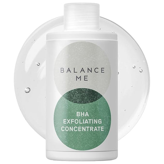Balance Me BHA Exfoliating Concentrate, 7 fl oz, Chemical Toner and Face Exfoliant with Salicylic Acid