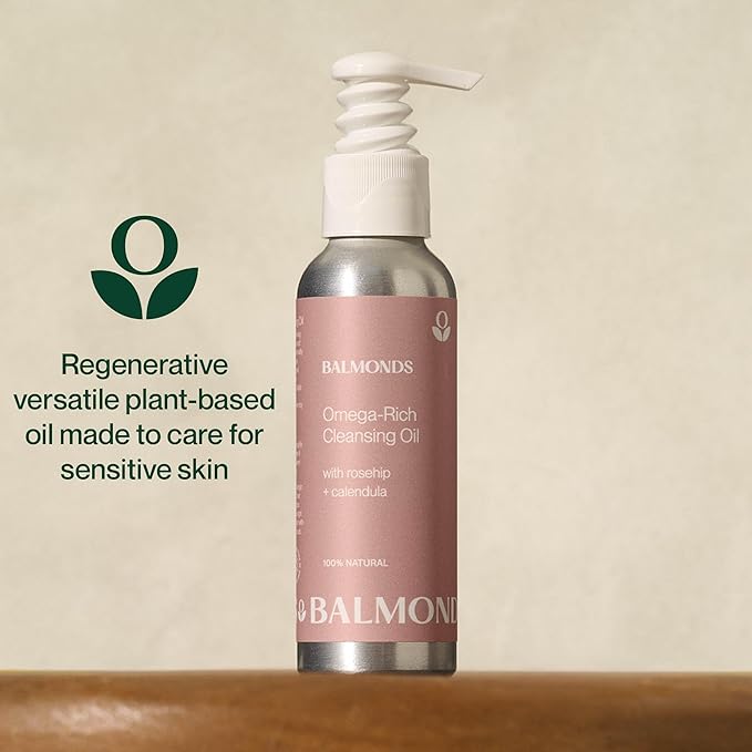 Balmonds Omega-Rich Cleansing Oil, Essential Oil Free, Gentle Face Cleanser