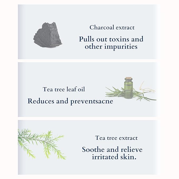 Daily 3 in 1 Facial Cleanser, Exfoliator and Wash-off Mask, Vegan, Cruelty Free, Plastic Free, Travel Friendly, 1 Month Supply Refill (60 Tablets) (Purifying)