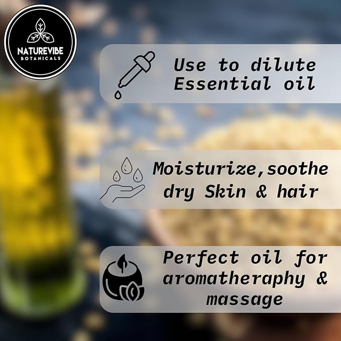 Naturevibe Botanicals Fenugreek Oil 32 Ounces | 100% Pure and Natural | Great for Skin Care and Hair Care