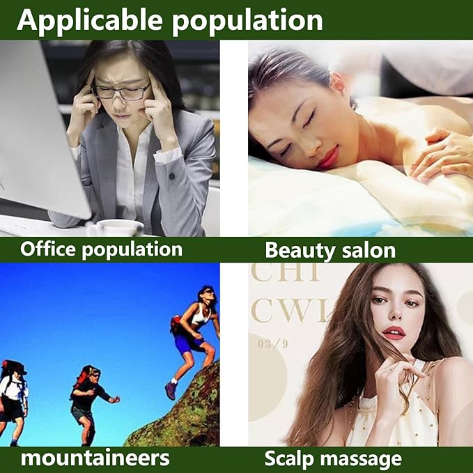 2 Pcs Jade Gua Sha Handheld Massage Comb - Heeta Hair Scalp Massager, Scalp Comb & Head Scratcher - Scalp Massage Tool for Head Caring, Relaxation, Physical Therapy, Acupoint Treatment