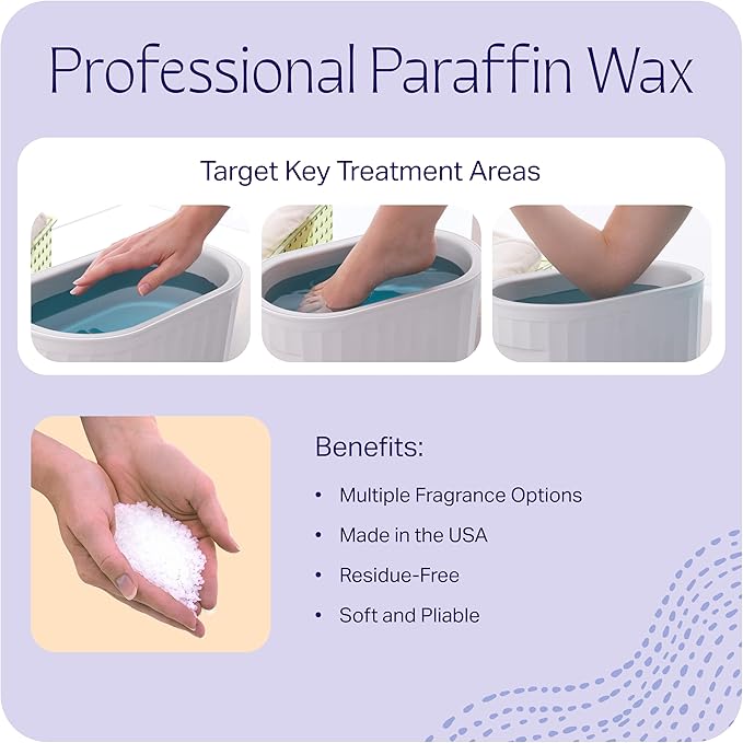 Therabath Paraffin Wax Refill - Thermotherapy - Use to Relieve Arthritis Discomfort, Stiff Muscles, & Dry Skin - For Hands, Feet, Body - Deeply Hydrates & Protects - Made in USA, 6 lb Warm Apple Spice