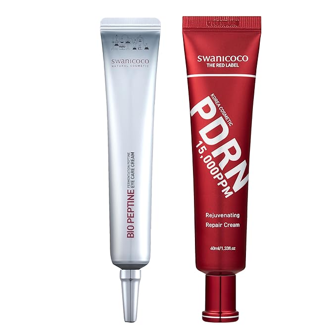 Fermentation Eye Care Cream + PDRN Rejuvenating Repair Cream Set for Intensive Aging Care, Wrinkle Care, Skin Glow