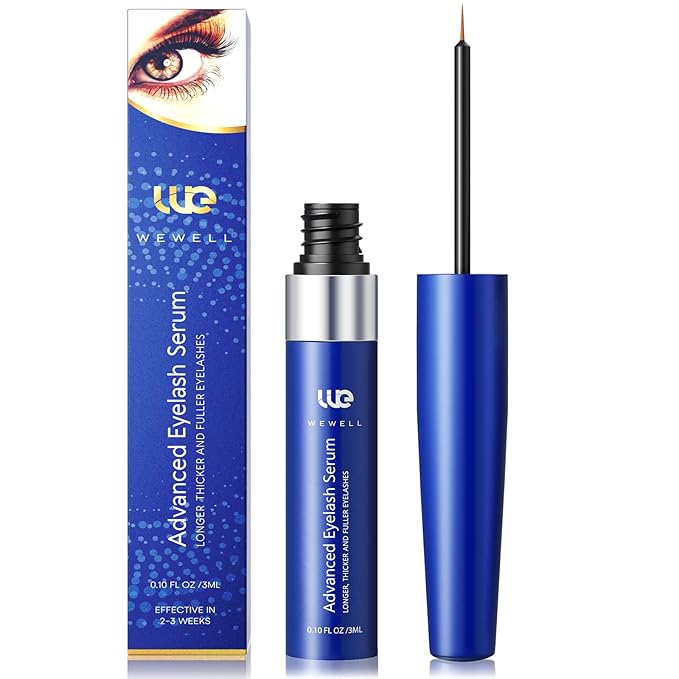 Advanced Eyelash Growth Serum for Lash: Premium Lash Enhancer for Natural Thicker and Longer Lashes – Booster for Enhanced Eyelash Thickness