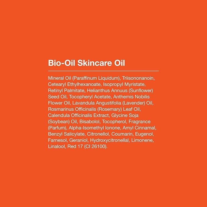 Bio-Oil Skincare Body Oil Serum for Scars and Stretch Marks, Face and Body Moisturizer with Vitamin E & A for Sensitive Dry Skin, Dermatologist Recommended, Non-Comedogenic, 4.2 Oz